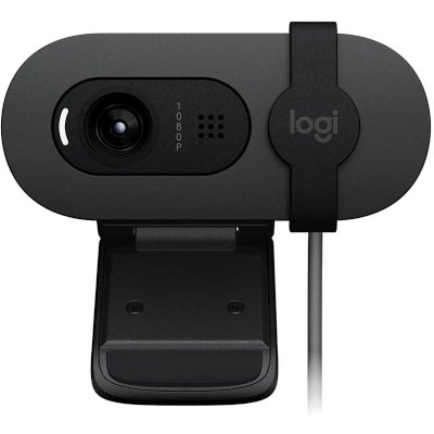 Веб-камера/ Logitech Brio 105 Full HD 1080p Webcam - GRAPHITE - USB