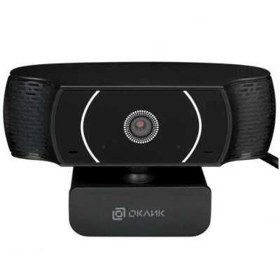Камера Web Оклик OK-C016HD черный 1Mpix (1280x720) USB2.0 с микрофоном