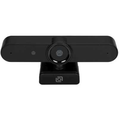Веб-камера OKLICK OK-C031FH 1920x1080, 30 кадр/с, USB Type-A, микрофон (шумоподавление), автоматическая фокусировка, универсальное крепление