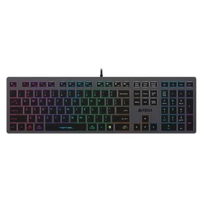 Клавиатура проводная A4Tech Fstyler FX60, USB, серый