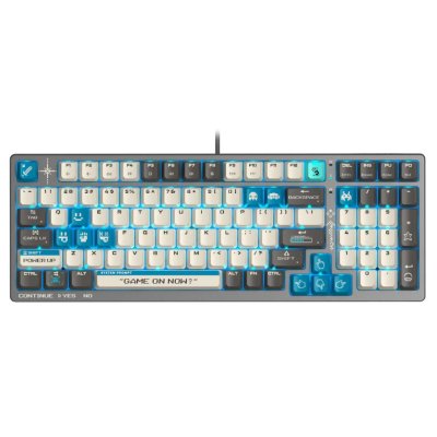 Клавиатура проводная A4Tech Bloody S98 Pixels Blue USB серый/бежевый