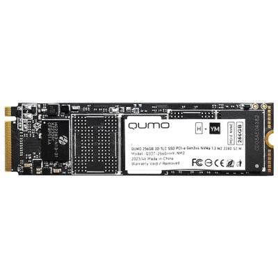 Накопитель SSD QUMO Novation 3D, 256Gb, 2.5", SATA III, R/W 540/520