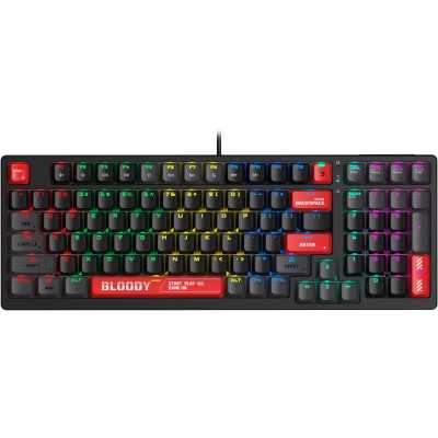 Клавиатура проводная A4Tech Bloody S98 (S98 RED) USB черный/красный