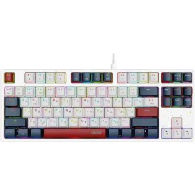 Клавиатура проводная Acer OKW305, USB, белый