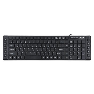 Клавиатура проводная Acer OKW010 ZL.KBDEE.002, USB, черный