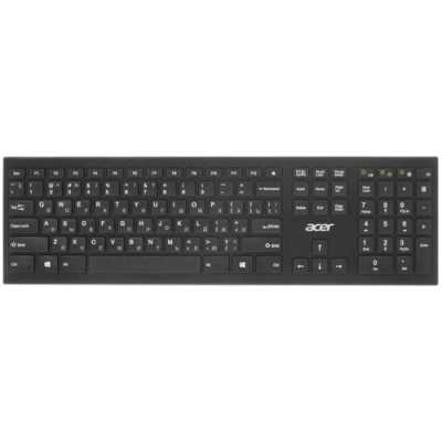 Клавиатура беспроводная Acer OKR010, USB, Радиоканал, черный