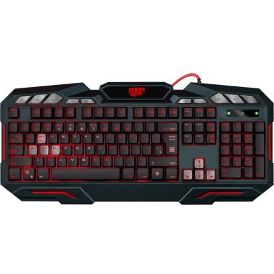Клавиатура проводная Defender Doom Keeper GK-100DL RU, USB, черный