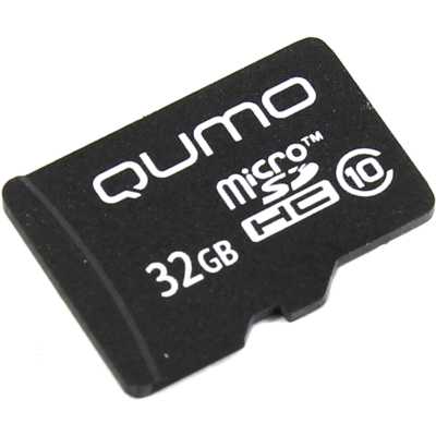 Флеш карта Micro SecureDigital 32Gb QUMO QM32GMICSDHC10NA MicroSDHC Class 10