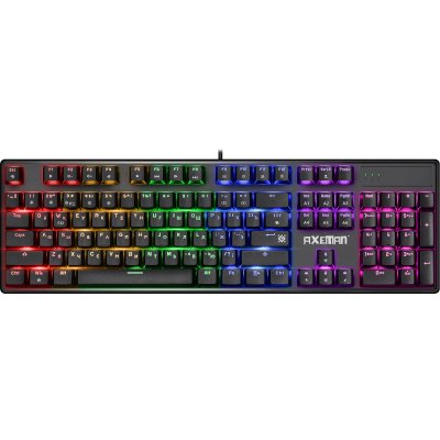 Defender Механическая клавиатура Axeman GK-302 RU,Rainbow,104+FN,кр.свитчи
