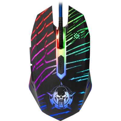 Мышь Defender Dark Agent GM-590L [52590] проводная 6 кноп. 12800dpi