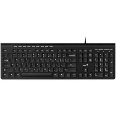 Клавиатура проводная Genius SlimStar 230II 31310048402, USB, черный