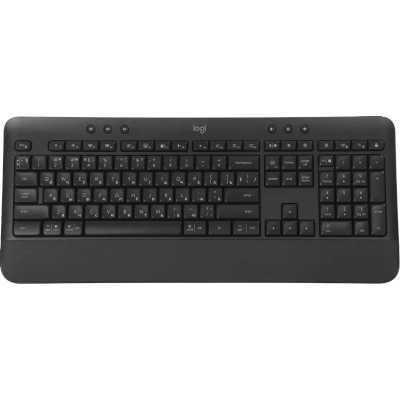 Клавиатура Logitech Signature K650 беспроводная, Bluetooth, радиоканал, чёрный