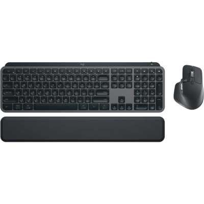 Клавиатура + мышь Logitech MX Keys S Combo клав:графитовый/черный мышь:графитовый USB беспроводная LED (920-011619)