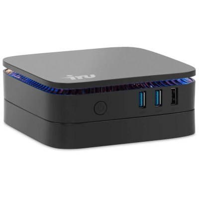 Неттоп IRU 110JLCN Cel N4500 (1.1) 8Gb SSD256Gb UHDG без ОС GbitEth WiFi BT 30W черный (2152166)