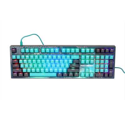 Клавиатура Raskat KM002 проводная, USB Type-A, зелёный