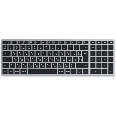 Клавиатура Satechi Slim X2 беспроводная, Bluetooth, серый