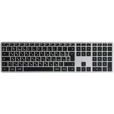 Клавиатура Satechi Slim X3 беспроводная, Bluetooth, серый