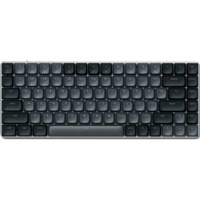 Клавиатура Satechi SM1 Slim Dark гибридная, USB Type-A, Bluetooth, радиоканал, чёрный