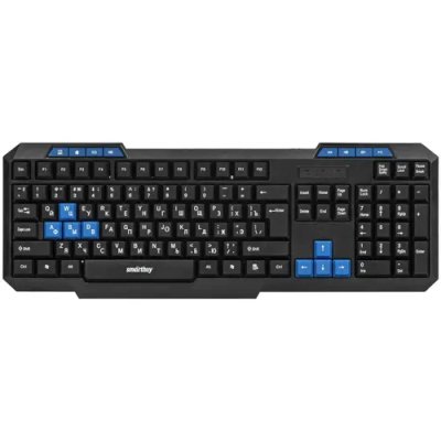 Клавиатура проводная мультимедийная Smartbuy ONE 221 USB черная SBK-221U-K