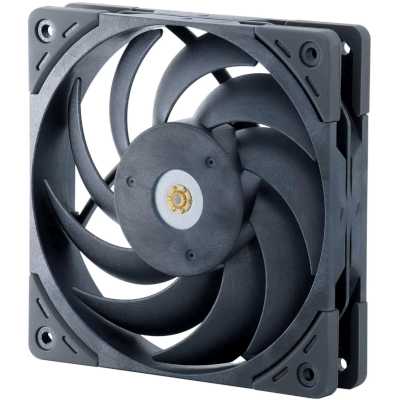 Кулер для корпуса/ Case Cooler Scythe Grand Tornado 120 (120x120x26mm, 4-pin PWM, 97.82CFM, 36.63dBA, 3000RPM, Black)