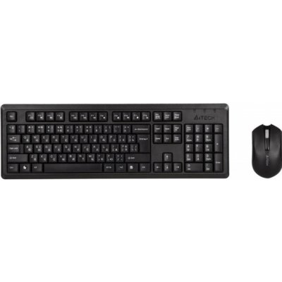 Комплект клавиатура+мышь A4Tech 4200N беспроводной, USB, 1000 DPI, чёрный