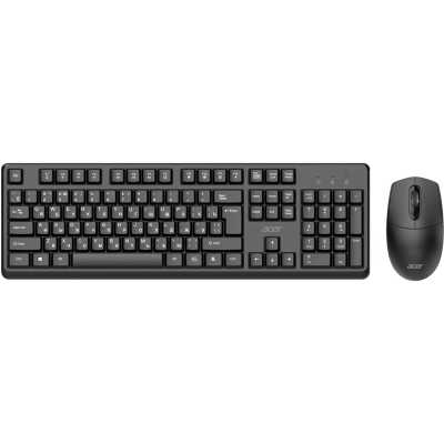 Комплект клавиатура+мышь Acer OCC501 проводной, USB, 1200 DPI, черный