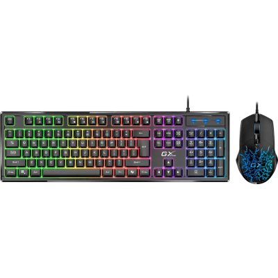 Комплект клавиатура+мышь Genius Scorpion KM-GX3 проводной, USB, 2400 DPI, черный