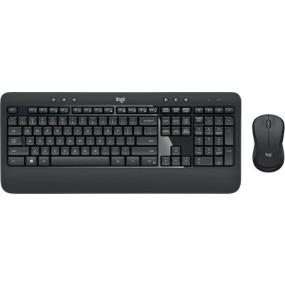 Клавиатура + мышь Logitech MK540 клав:черный мышь:черный USB беспроводная slim Multimedia (920-008691)