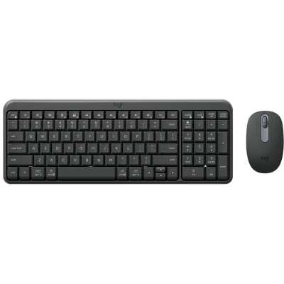 Комплект клавиатура+мышь Logitech Wireless Combo MK250 Compact беспроводной, Bluetooth, 1000 DPI, чёрный