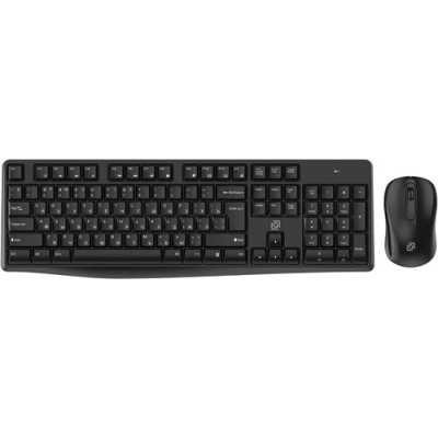 Комплект клавиатура+мышь Oklick S260W беспроводной, USB, 1600 DPI, чёрный