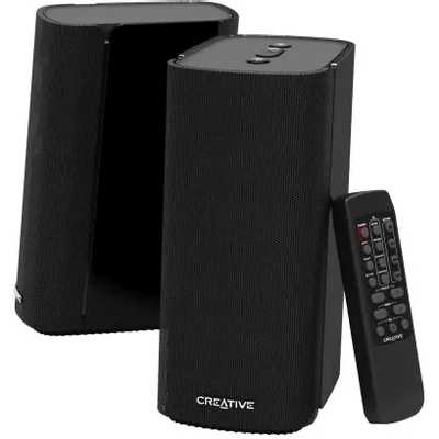 Колонки Creative T100 2.0 черный 40Вт BT