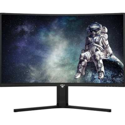 Монитор 31.5" Dahua DHI-LM32-E330CA VA 2560x1440, 180 Гц, 1 мс, 16:9, 300 кд/м², 2xHDMI 2.0, 2xDP 1.4, 3.5 Jack, HDR10, изогнутый экран (1500R), черный