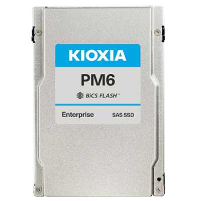 Серверный твердотельный накопитель/ KIOXIA SSD PM6-R, 15360GB, 2.5" 15mm, SAS 24G, TLC, R/W 4150/3700 MB/s, IOPs 595K/160K, TBW 28032, DWPD 1 (12 мес.)
