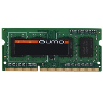 Оперативная память Qumo, DDR3, 4GB (1x4GB), 1600MHz, CL11, SO-DIMM