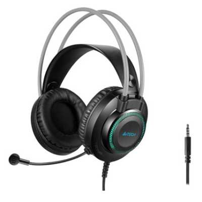 Гарнитура A4Tech Fstyler FH200i серый, проводная
