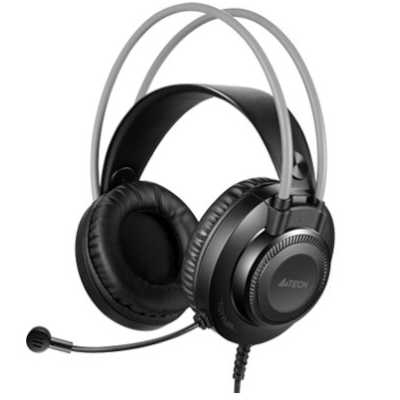 Гарнитура A4Tech Fstyler FH200U серый, проводная