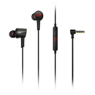 Гарнитура ASUS ROG Cetra II Core чёрный, проводная, mini jack 3.5 мм, вставные