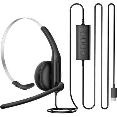 Гарнитура Edifier CC100 чёрный, проводная, USB