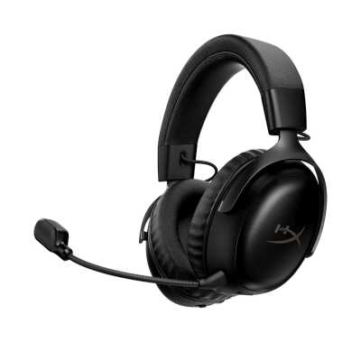 Гарнитура HyperX Cloud III S Wireless чёрный, беспроводная, радиоканал, до 120 ч, съёмный микрофон, совместимость с PS5