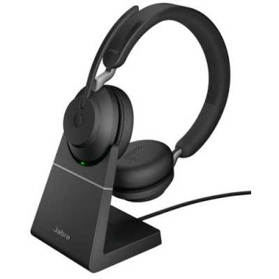 Гарнитура Jabra Evolve2 65 Link380c чёрный, беспроводная, Bluetooth, до 37 ч