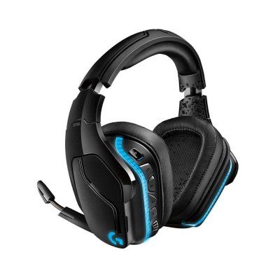 Logitech Гарнитура игровая G935 Lightsync 7.1, для компьютера и игровых консолей, накладные, радио, чёрный.