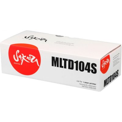 Картридж лазерный Sakura MLTD104S для Samsung ML-1660/1665/1667/SCX-3200/3205, черный, 1500 к.