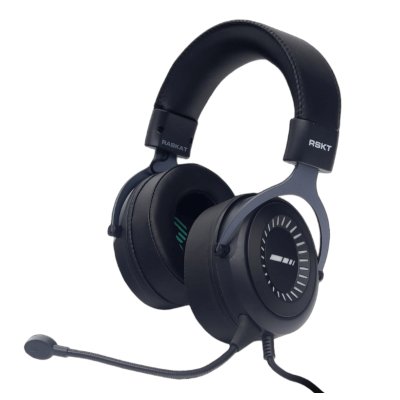 Гарнитура Raskat Strike 3U чёрный, проводная, USB, съёмный микрофон, подсветка