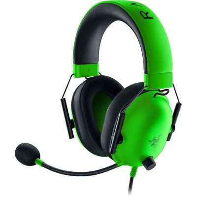 Гарнитура Razer Blackshark V2 X зеленый, проводная, 3.5 мм