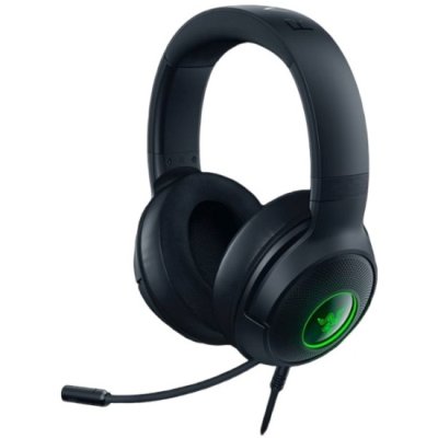 Гарнитура Razer Kraken V3 X (2022) чёрный, проводная, USB, подсветка