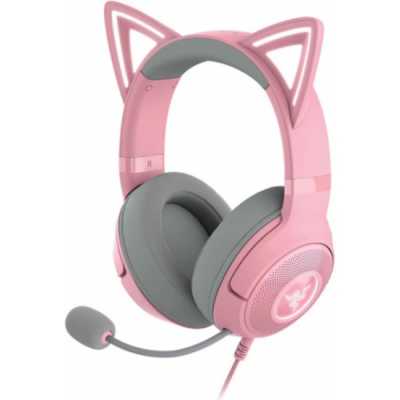 Гарнитура Razer Kraken Kitty V2 Quartz розовый, проводная, USB, подсветка
