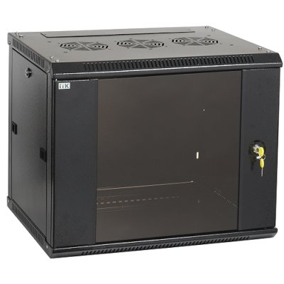 Шкаф ITK LINEA W 6U 600x450 мм дверь стекло, RAL9005