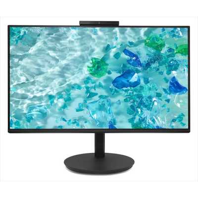 Монитор 23.8" Acer Vero CB242YD6bmiprcx IPS 1920x1080, 120 Гц, 1 мс, 16:9, 250 кд/м², VGA, HDMI, DP, 3.5 Jack, динамики (2x5 Вт), веб-камера 5 Мп, микрофонная решетка, HDR10, FreeSync, черный