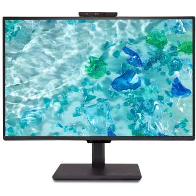 Монитор 23.8" Acer B248YGbemiqprcuzx IPS 1920x1080, 120 Гц, 4 мс, 16:9, 300 кд/м², HDMI 2.0, DP, USB-C (100 Вт), 3.5 Jack, USB Hub (2x USB 3.0), FreeSync, HDR10, динамики (2x5 Вт), веб-камера, черный