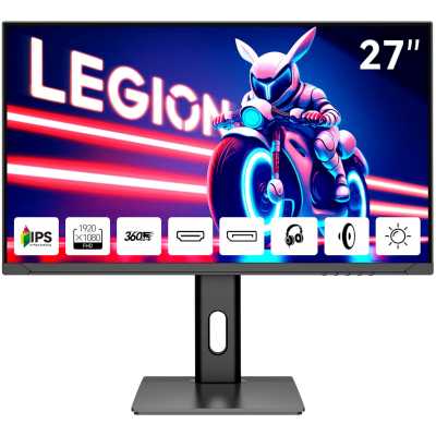 Монитор 27" Aiwa MD2710 IPS 1920x1080, 360 Гц, 1 мс, 16:9, 300 кд/м², 2xHDMI 2.0, 2xDP 1.2, 3.5 Jack, динамики (2x3 Вт), HDR10, FreeSync, G-Sync, черный